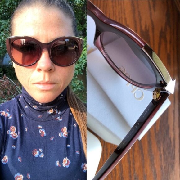 🔥 RARE AUTHENTIC Chloe cateye arrow sunglasses - Picture 1 of 13